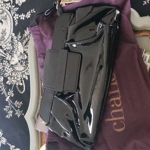 Charles David patent clutch.  Dark plum.